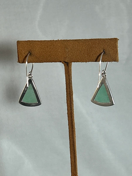 Chrysoprase Earrings by Burch Driver