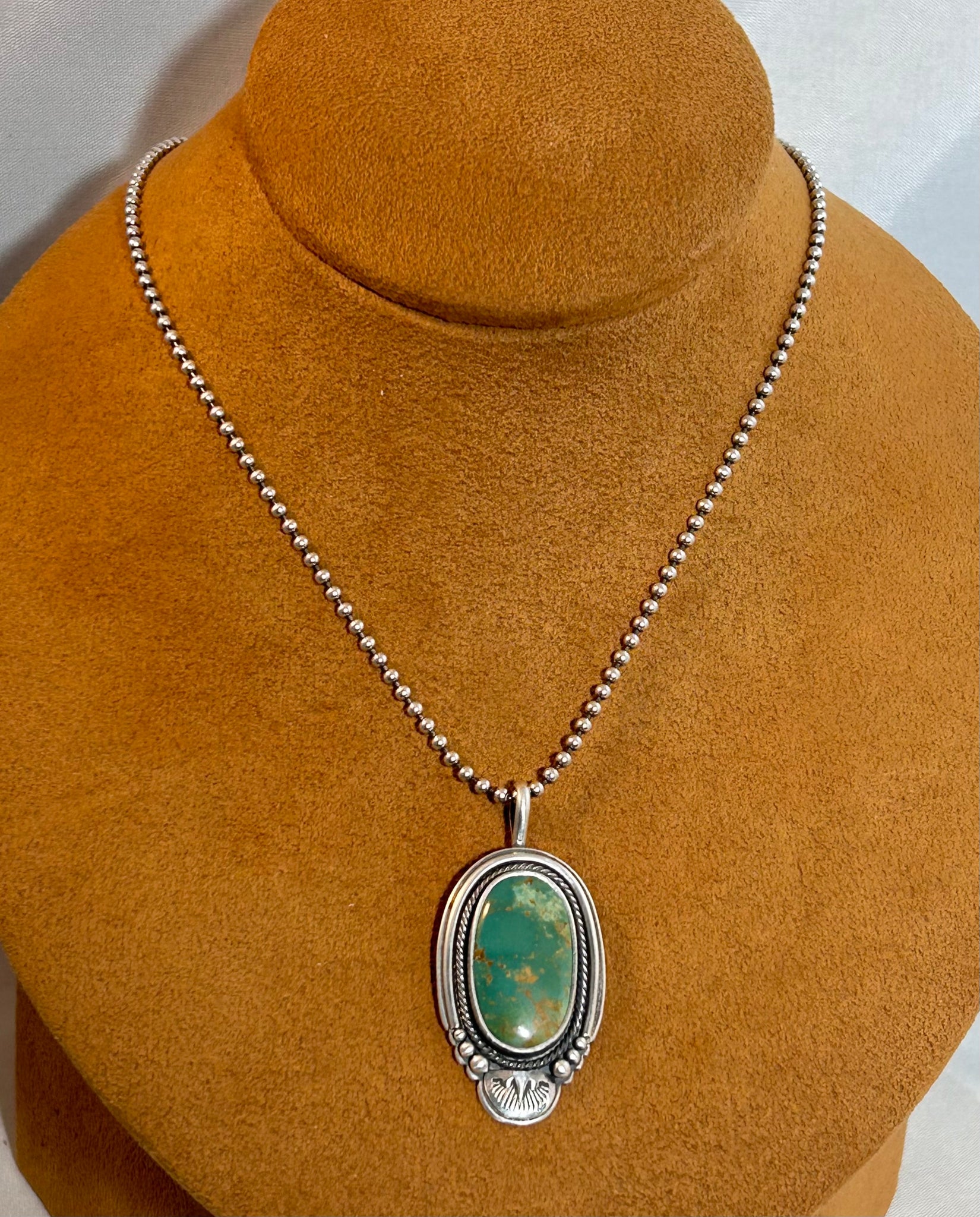 Green Kingman Pendant Necklace by Keri Muñiz (Copy)