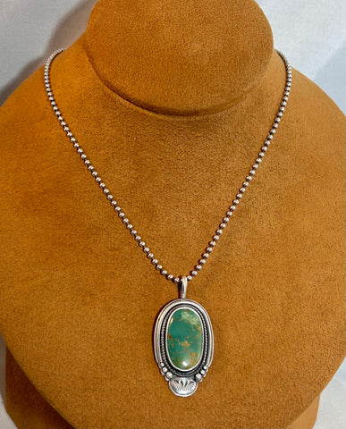 Green Kingman Pendant Necklace by Keri Muñiz (Copy)
