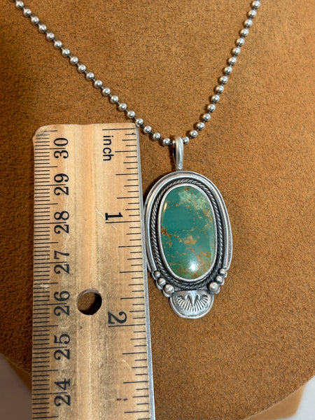 Green Kingman Pendant Necklace by Keri Muñiz (Copy)