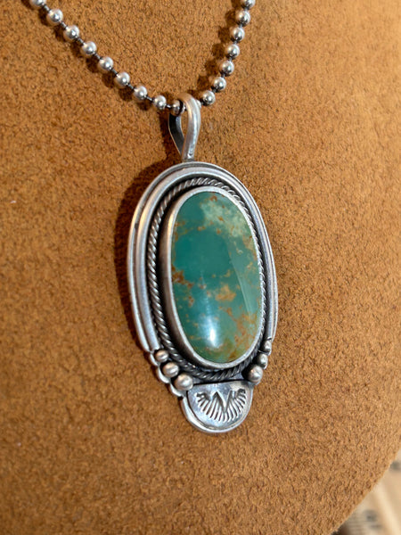 Green Kingman Pendant Necklace by Keri Muñiz (Copy)