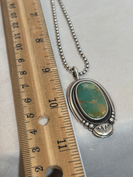 Green Kingman Pendant Necklace by Keri Muñiz (Copy)