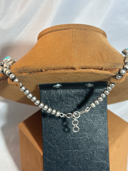 Multi-Colored Squash Blossom Necklace by Don Lucas