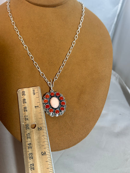 Reversible Coral Cluster Pendant on Chain by Don Lucas