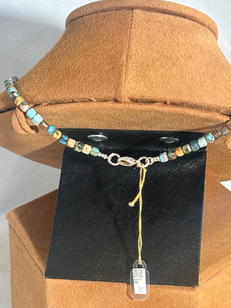 Wing Nugget Turquoise Necklace by Gloria Sawin
