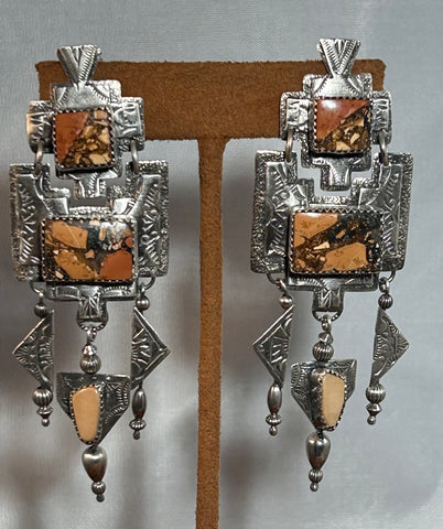 Jasper Earrings by Teresa Archibeque