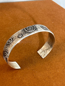 Thin Swirly Wind Cuff by Cheyenne Custer