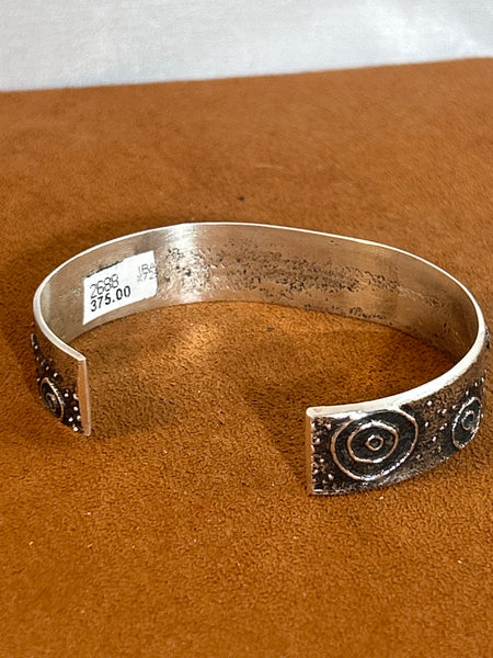 Thin Swirly Wind Cuff by Cheyenne Custer