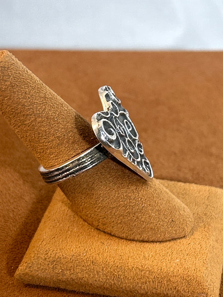 Swirly Heart Ring by Cheyenne Custer