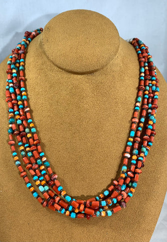 Coral Necklace by Jeanette Nelson