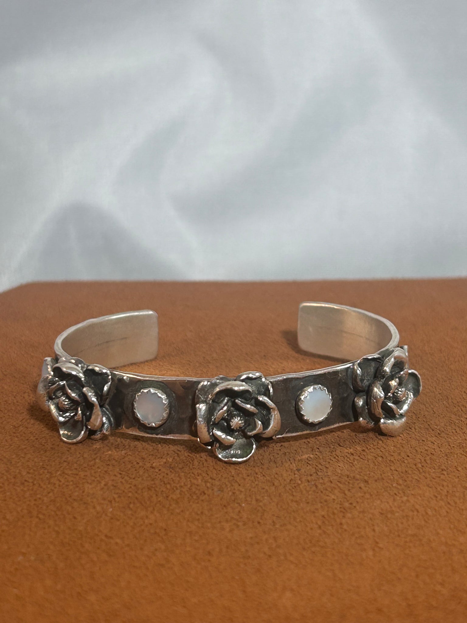 Triple Rose Cuff by Richard Schmidt