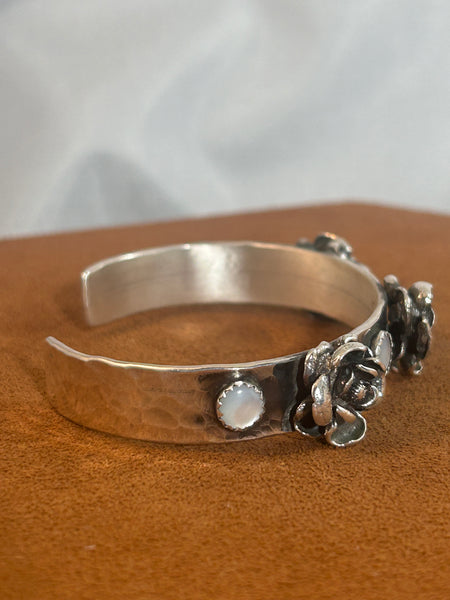 Triple Rose Cuff by Richard Schmidt