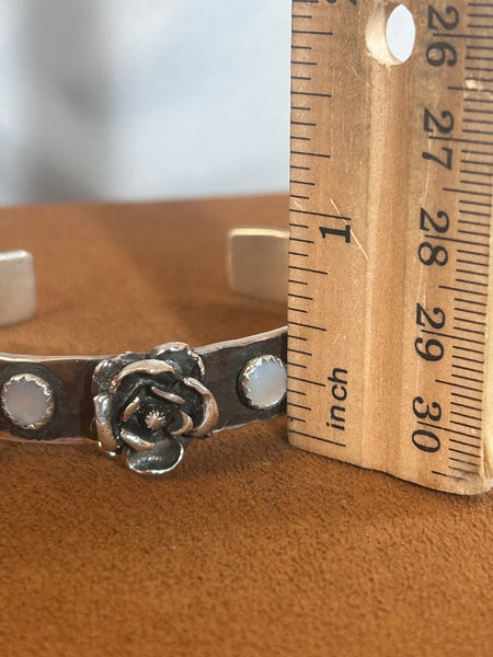 Triple Rose Cuff by Richard Schmidt