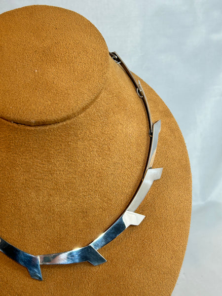 Geometric Link Necklace by Burch Driver