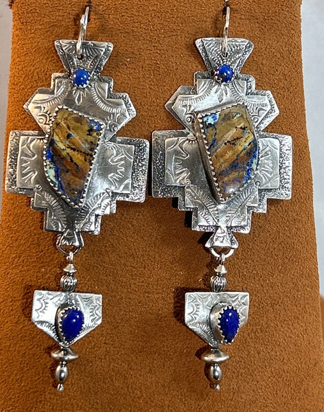 “Hints of Blue” Earrings by Teresa Archibeque
