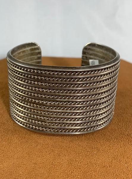 Vintage Sterling Silver Cuff (1950s)
