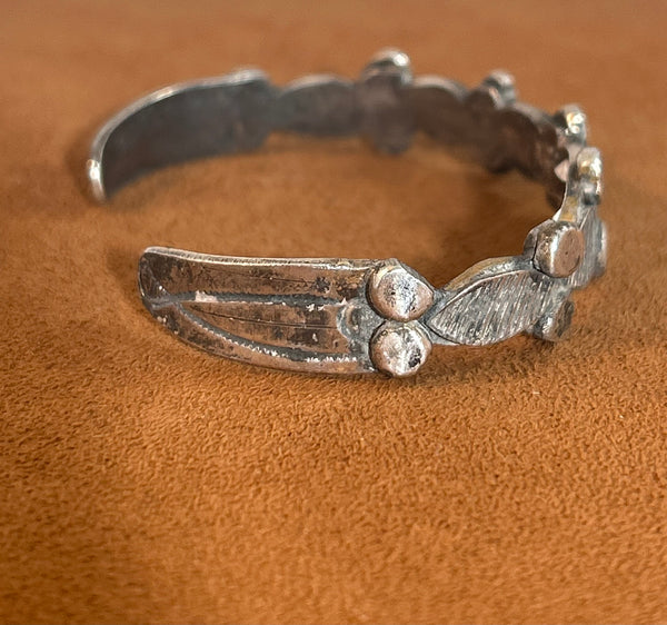Oval Point patina Cuff by Jock Favour