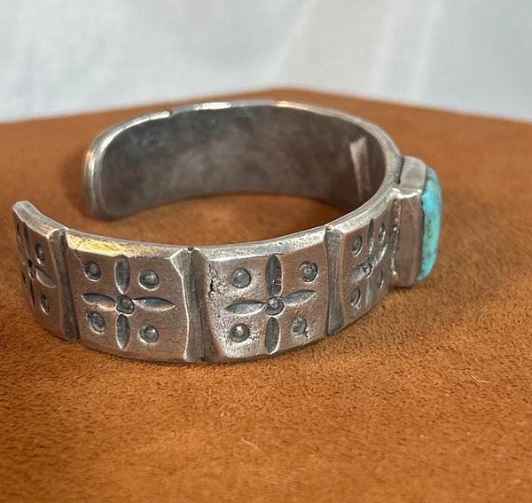Stamped Square Cuff by Jock Favour