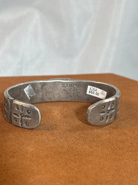 Stamped Square Cuff by Jock Favour