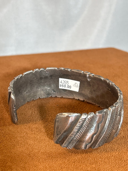 Ornate Stamped Cuff by Jock Favour