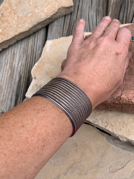 Vintage Sterling Silver Cuff (1950s)