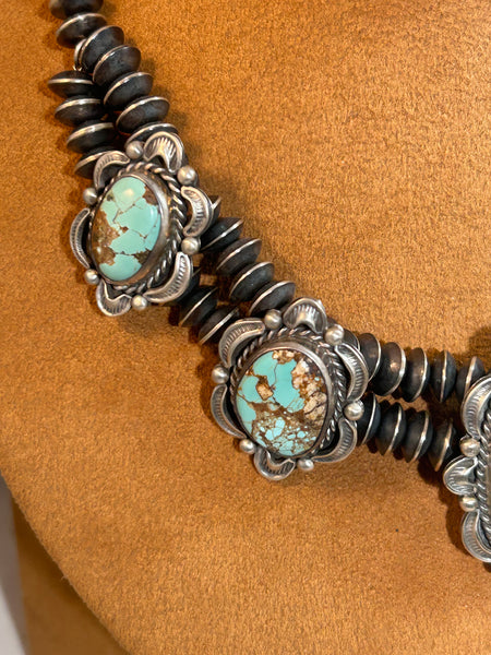 Five Stone Navajo Bead Necklace by First American Traders