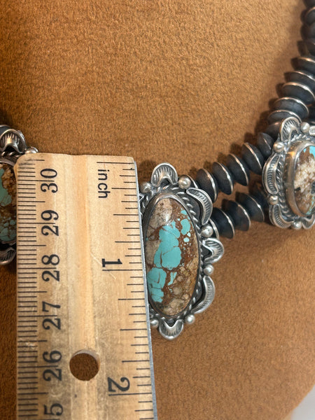 Five Stone Navajo Bead Necklace by First American Traders
