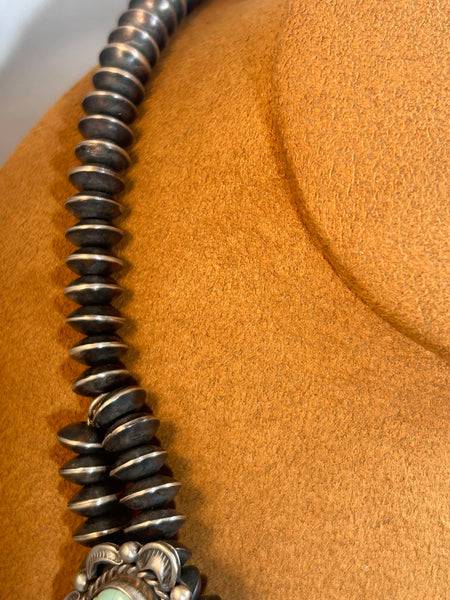 Five Stone Navajo Bead Necklace by First American Traders
