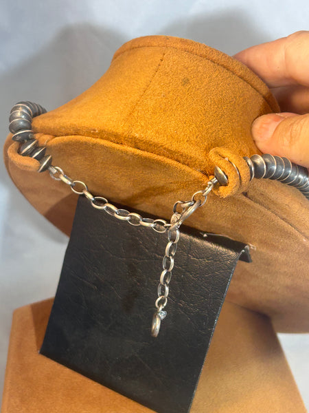 Five Stone Navajo Bead Necklace by First American Traders