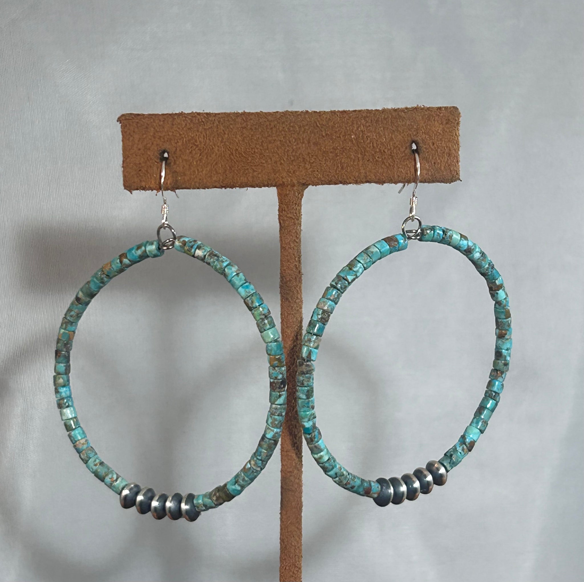Heishi Hoops by First American Traders