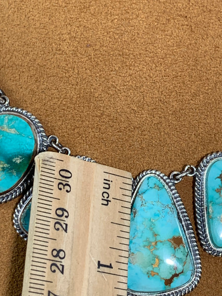 Seven Stone Royston Turquoise Necklace by Kevin Randall Studios