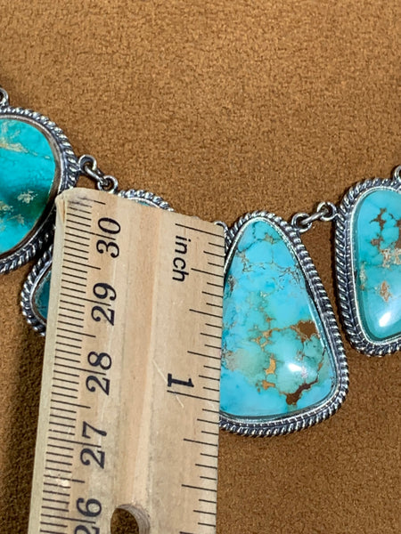 Seven Stone Royston Turquoise Necklace by Kevin Randall Studios