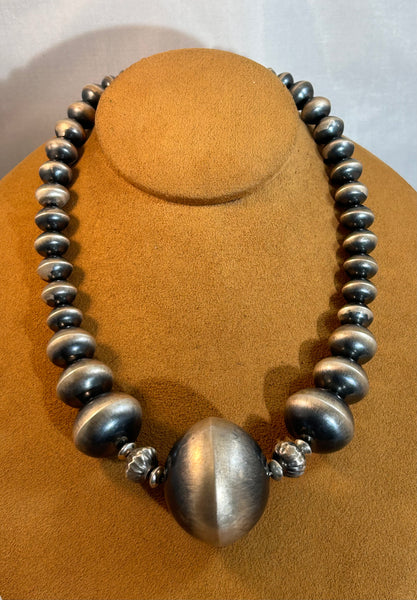 Graduated Navajo Pearl Necklace by Ruby Haley