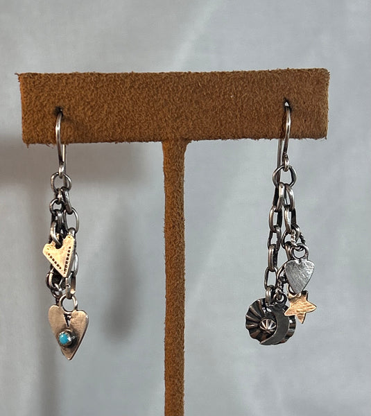 Storyteller Charm Earrings by Jennifer Favour