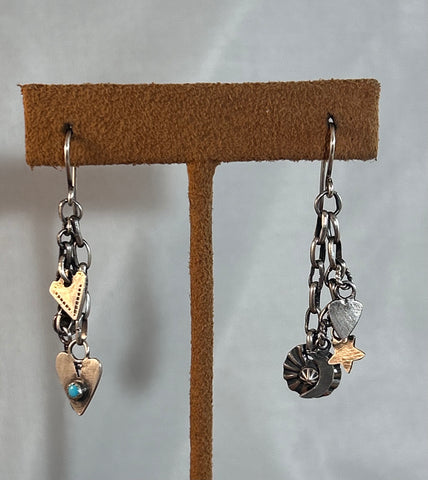 Storyteller Charm Earrings by Jennifer Favour