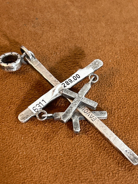 Triple Cross Pendant by Jennifer Favour