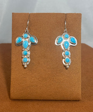 Dragonfly Turquoise Earrings by Kevin Randall Studios