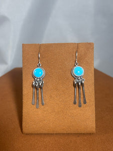 Turquoise Fringe Earrings by Kevin Randall Studios