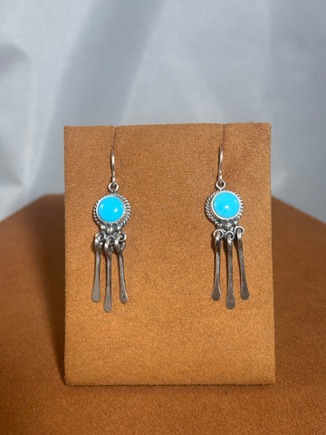 Turquoise Fringe Earrings by Kevin Randall Studios