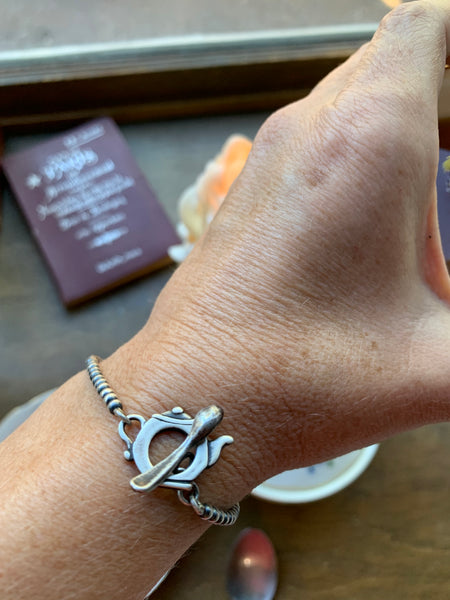 Teapot and Spoon Bracelet by Kevin Randall Studios