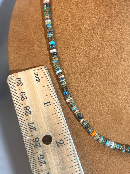 Colorful Heishi Necklace by First American Traders (Copy)