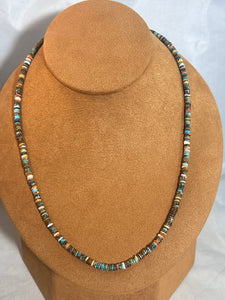 Colorful Heishi Necklace by First American Traders
