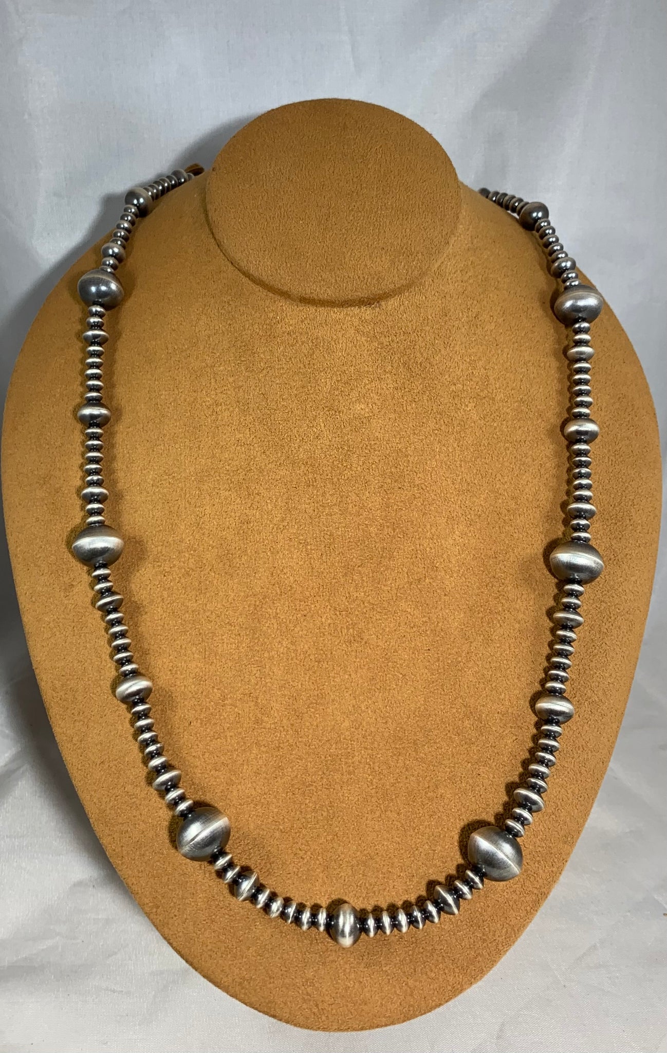 Navajo Rope Bead Necklace by Veltenia Haley