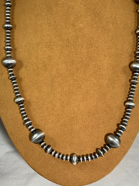 Navajo Rope Bead Necklace by Veltenia Haley