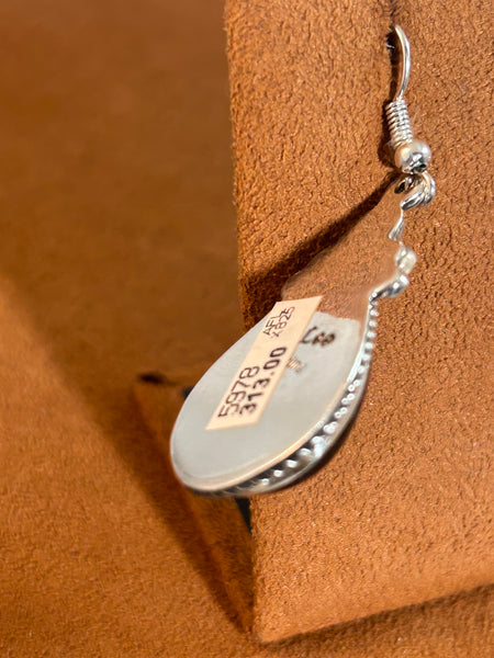 Onyx Teardrop Earrings by Alfred Lee Sr. And Jr