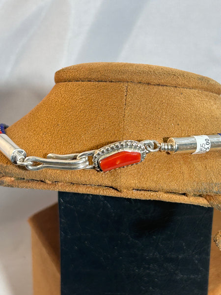 Coral and Lapis Necklace by Alfred Lee Sr.