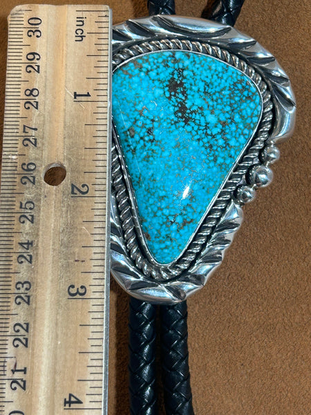 Turquoise Bolo by Alfred Lee Senior and Junior
