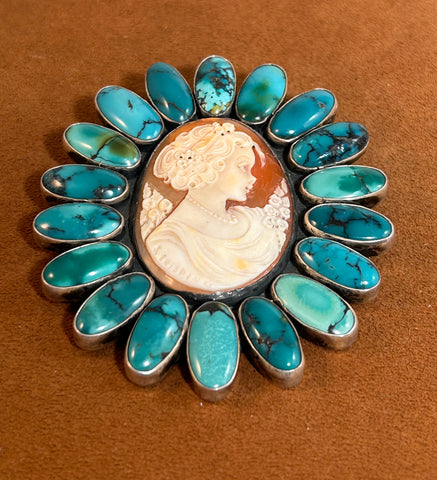 Turquoise Cameo by Federico Jimenez