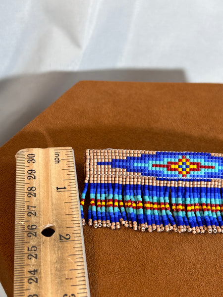 Classic Rug Design Beaded Barrette by Pamela Chappell