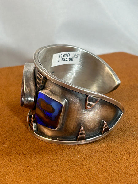Purple Galaxies Cuff by Victoria Maase Stoll
